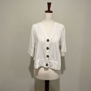 Lush Crop Sweater Cardigan